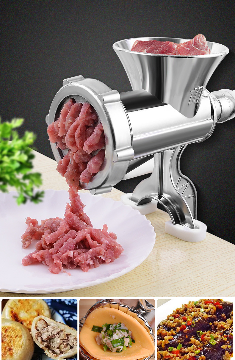 Grinder HandCranked Homemade Sausage Machine Sausage Machine Cutting Chopping Pepper Grinding Stir Vegetable Cracker Grinder HandCranked Homemade Sausage Machine Sausage Machine Cutting Chopping Pepper Grinding Stir Vegetable Cracker