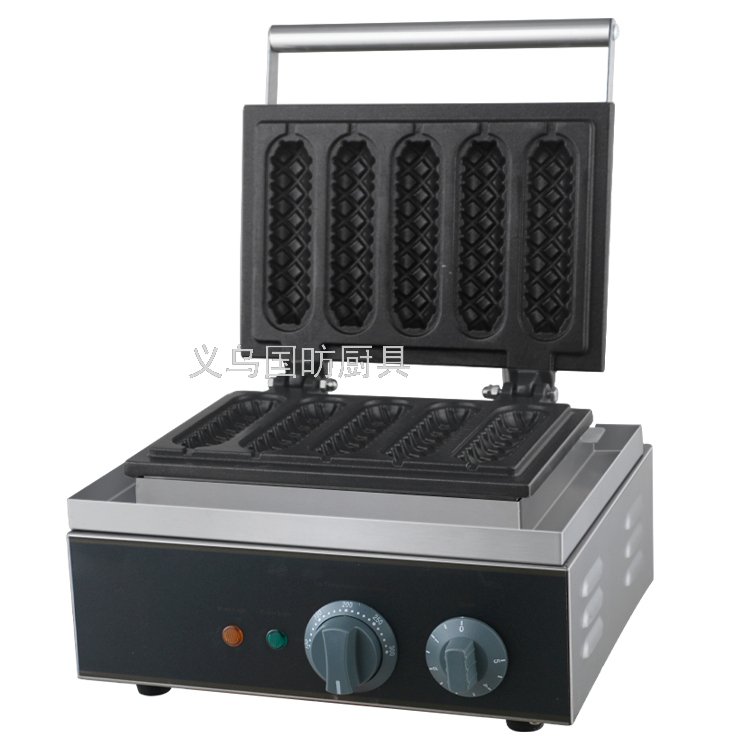 Commercial Fried Crisp Chicken FY-117 Six Grid French Muffin Hot Dog Machine Corn Roast Sausage Machine