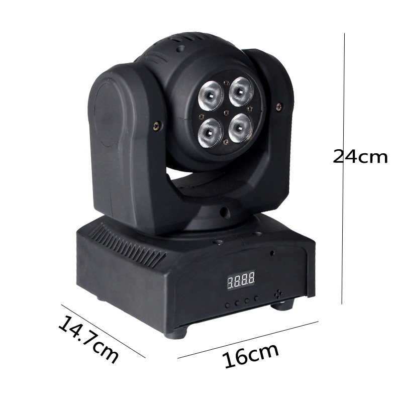 LED double-sided stepless moving head light Mini light speed light Small moving head par light Dyed light Stage lighting