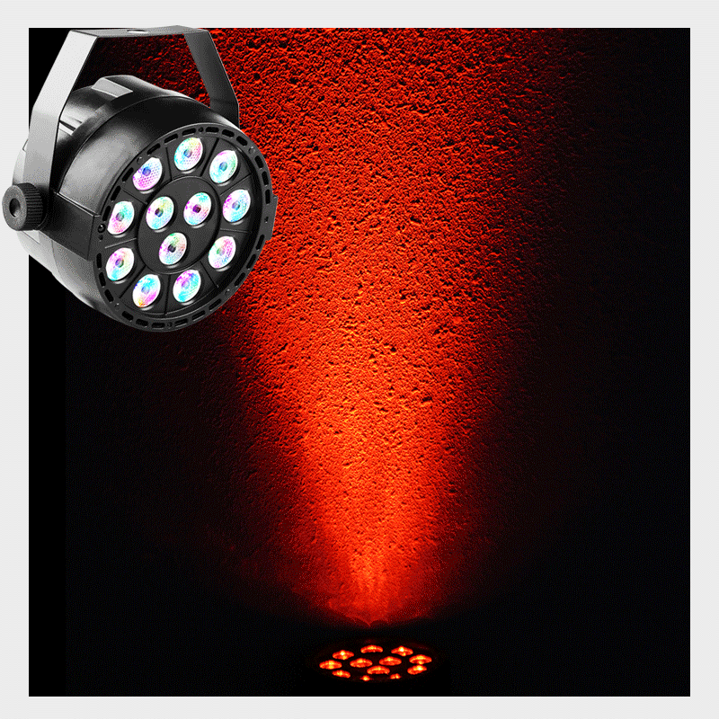 Mini 12pcs full color mini par light LED plastic par light bar KTV decoration stage wedding lighting equipment Mini 12pcs full color mini par light LED plastic par light bar KTV decoration stage wedding lighting equipment