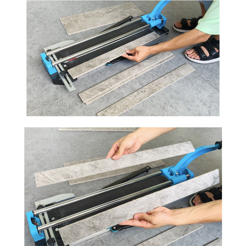 Manual tile cutting machine Floor tile push tool double track aluminum alloy brickwork tools 600 800 1000 high precision