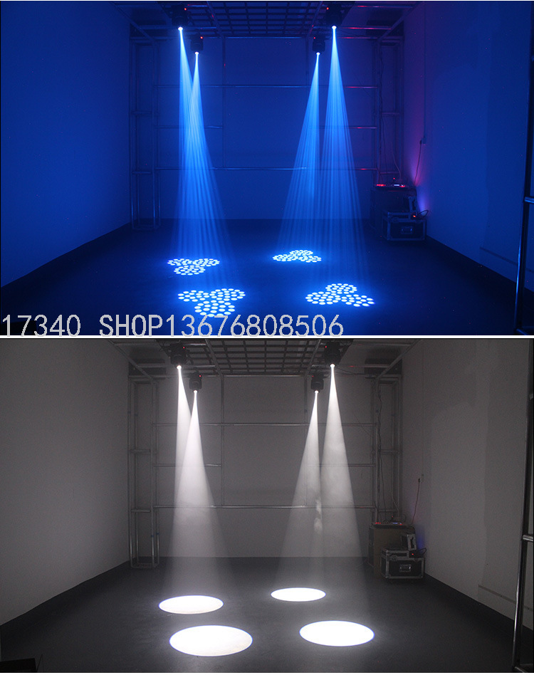 Fan Moving Head Light Beam Light Wedding Bar KTV Stage Lights Par Light Effect Light Smoke Making Machine Bubble Machine