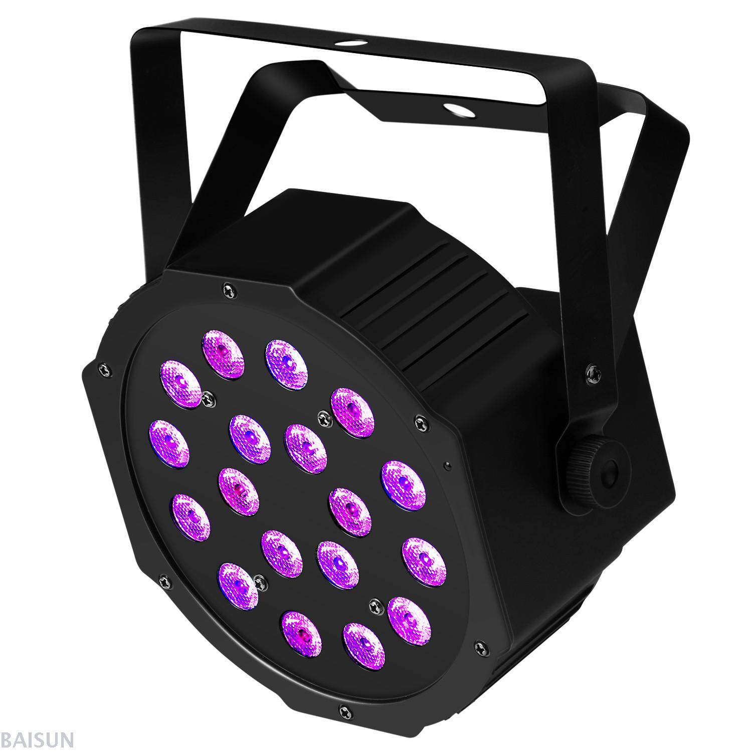Mini 1W  18 Purple UV Par Light Holiday Party Wedding Stage Lighting Equipment Decoration Wholesale
