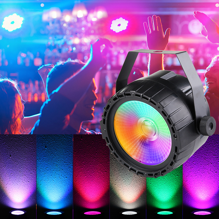 led mini 15W remote control COB surface light lamp RGB + UV small par light bar light KTV stage lighting decoration