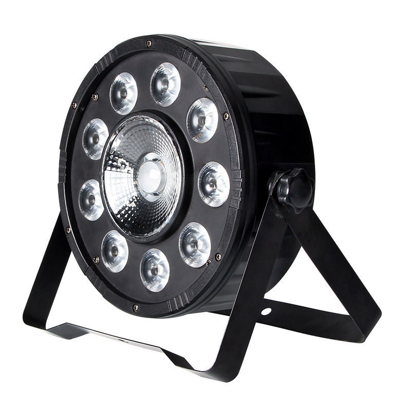 Guangzhou LED9 + 1 full color par light RGB three-in-one voice control bar bar wedding stage lights factory direct sales