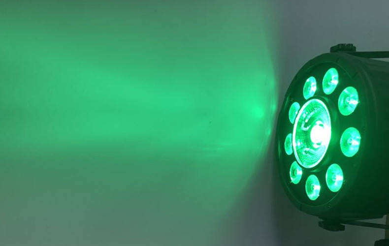 Guangzhou LED9 + 1 full color par light RGB three-in-one voice control bar bar wedding stage lights factory direct sales Guangzhou LED9 + 1 full color par light RGB three-in-one voice control bar bar wedding stage lights factory direct sales
