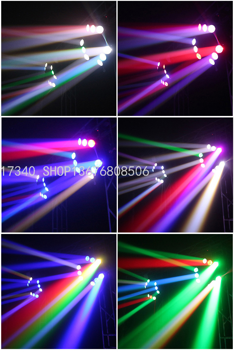 Nine-Headed Bird Led Moving Head Light 3W Wedding Bar KTV Stage Lights Par Light Effect Light Machine Bubble Machine Nine-Headed Bird Led Moving Head Light 3W Wedding Bar KTV Stage Lights Par Light Effect Light Machine Bubble Machine