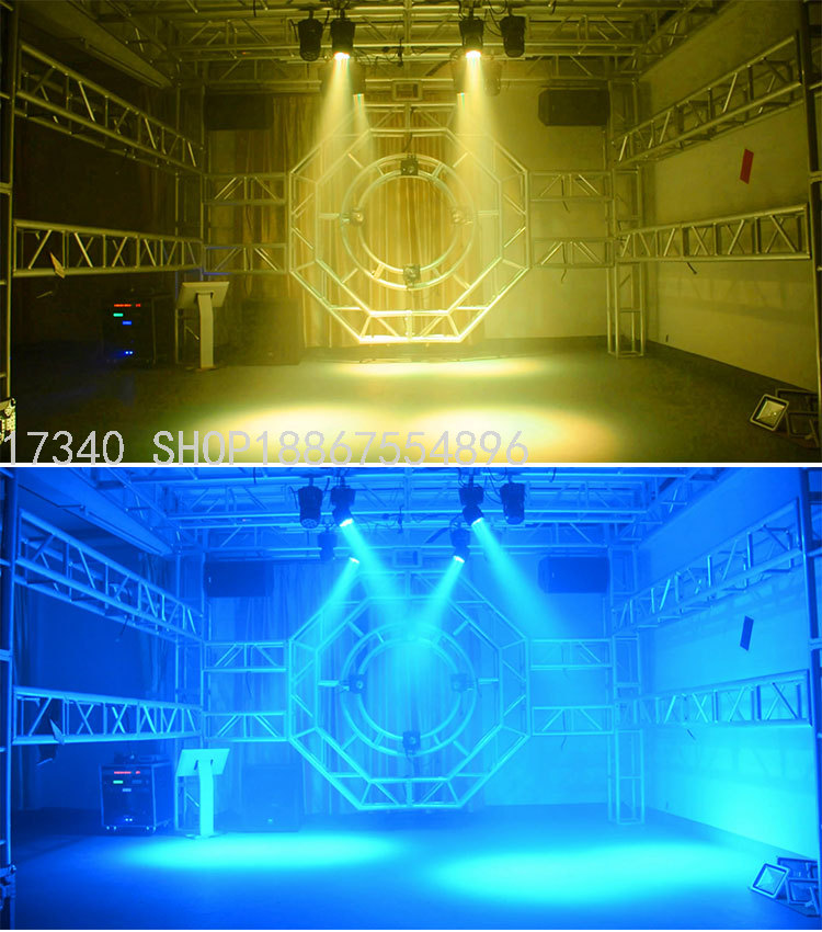 Moving Head Lamp 18 LED Lights 7 Moving Head Lamp Par Light Bluetooth Magic Ball Light Factory Direct Sales Stage Lights