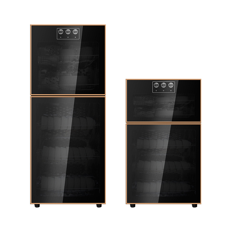 Disinfection Cabinet Large Capacity Double Door Stainless Steel Cupboard UV High Temperature Drying Disinfection Cabinet