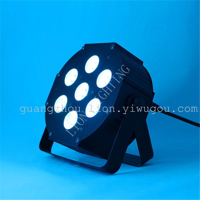 Factory direct sales in 2016, the stage lights 7pcs 6in1 flat par light