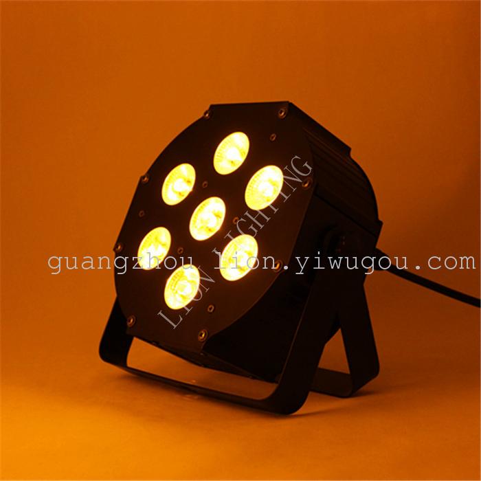 Factory direct sales in 2016, the stage lights 7pcs 6in1 flat par light