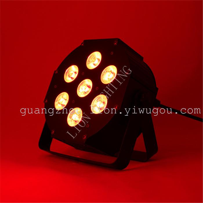 Factory direct sales in 2016, the stage lights 7pcs 6in1 flat par light