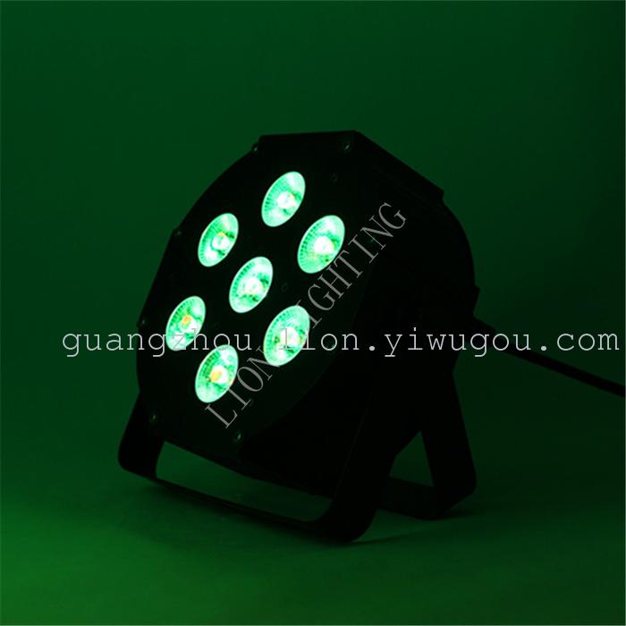 Factory direct sales in 2016, the stage lights 7pcs 6in1 flat par light