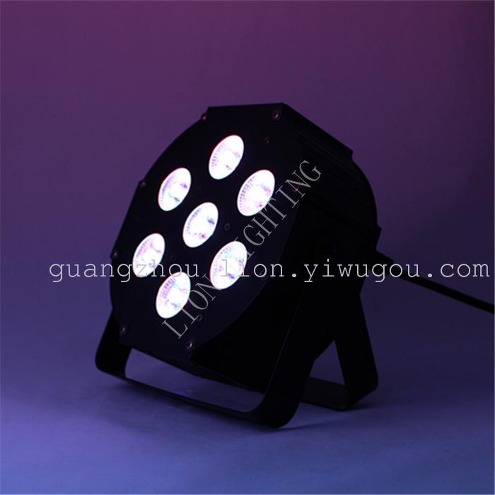 Factory direct sales in 2016, the stage lights 7pcs 6in1 flat par light