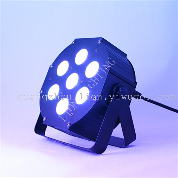 Factory direct sales in 2016, the stage lights 7pcs 6in1 flat par light