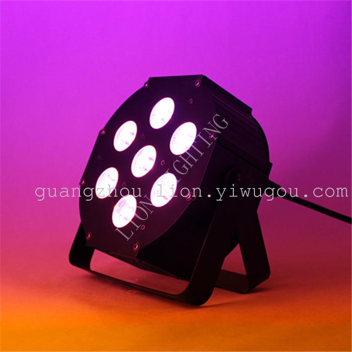Factory direct sales in 2016, the stage lights 7pcs 6in1 flat par light