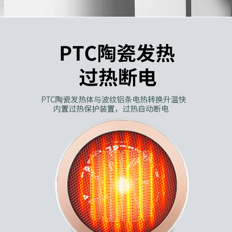 New Warm Air Blower Mini Household Small Heater Office Desk Surface Panel Electric Heater Gift One Piece Dropshipping