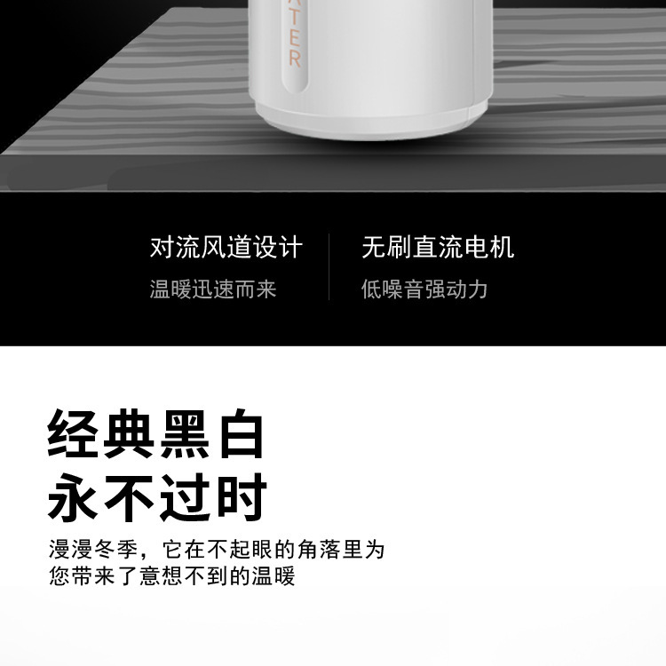 New Warm Air Blower Mini Household Small Heater Office Desk Surface Panel Electric Heater Gift One Piece Dropshipping