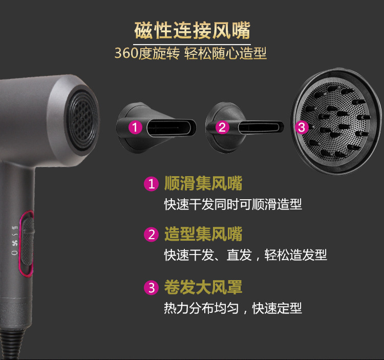 Hair Dryer Moisturizing Anion Electric Blower Heating and Cooling Air Electrical Constant Temperature Hammer Hair Dryer Hair Dryer Moisturizing Anion Electric Blower Heating and Cooling Air Electrical Constant Temperature Hammer Hair Dryer