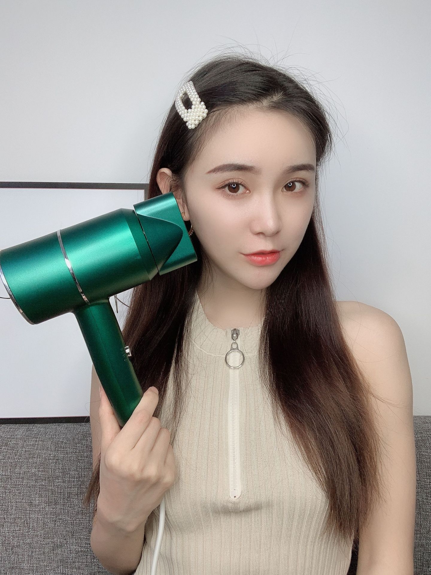 Bay 110V Hot Internet Celebrity Hammer Hair Dryer Home Dormitory Heating and Cooling Air Anion Electric Blower Whole