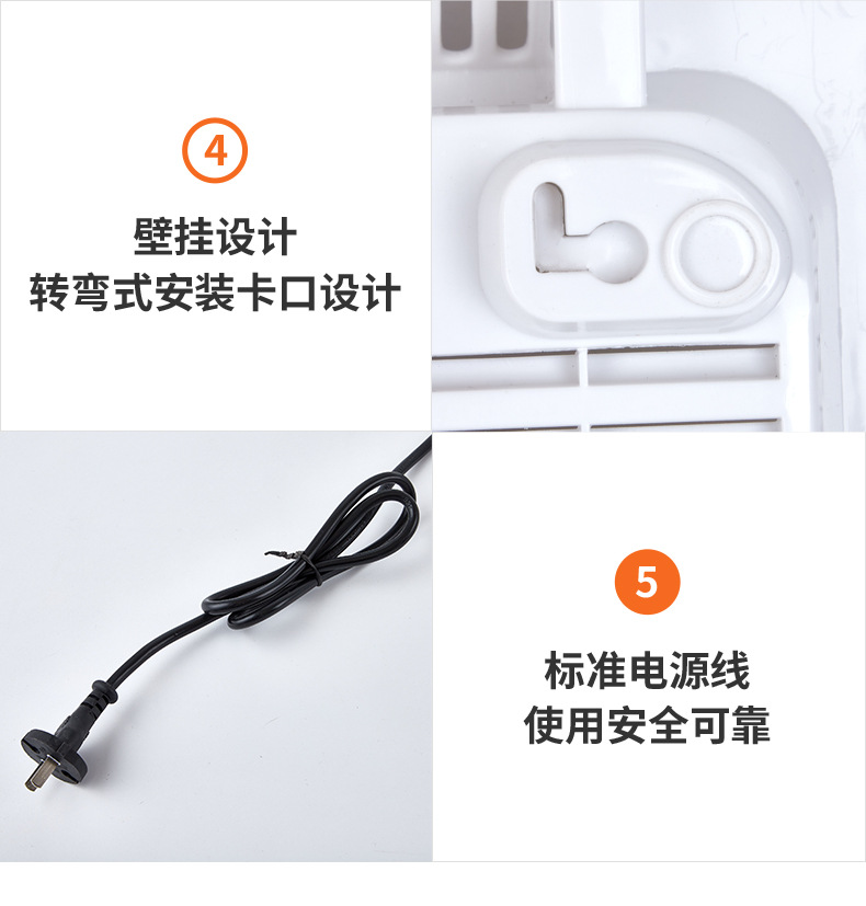 Warm Air Blower Household Mobile Air Conditioner WallMounted Heating Electric Heater Heater Mini Small Gift