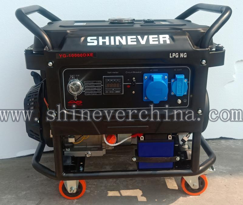 Factory direct sale of new gasoline generator oil and gas dual purpose generator 8KW/8KVA