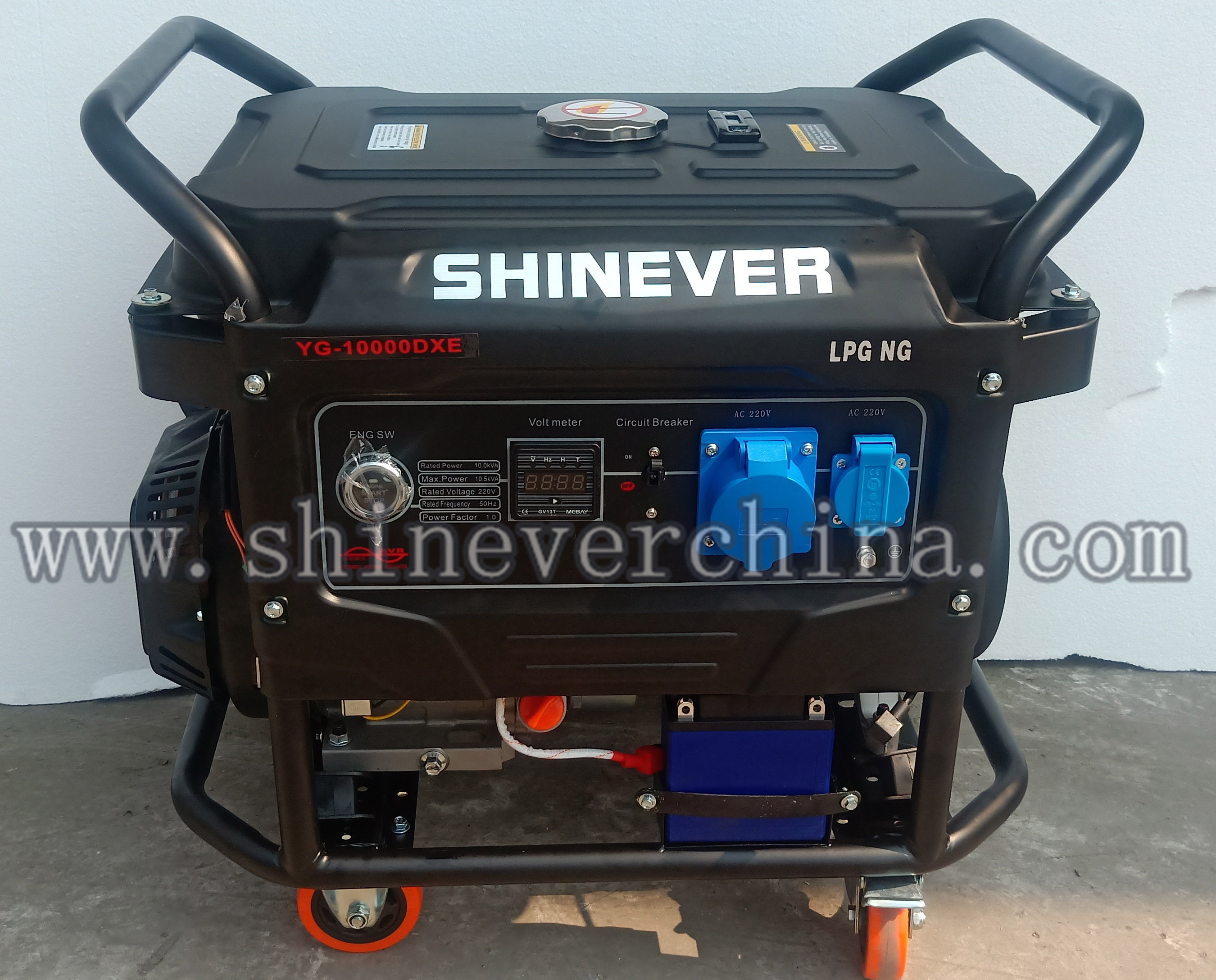 Factory direct sale of new gasoline generator oil and gas dual purpose generator 8KW/8KVA