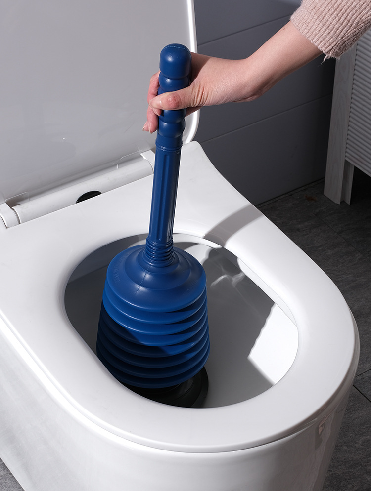 toilet plunger Toilet Dredger Artifact Household Kitchen Blocked High Pressure Toilet Suck Pumping Toilet Plunger