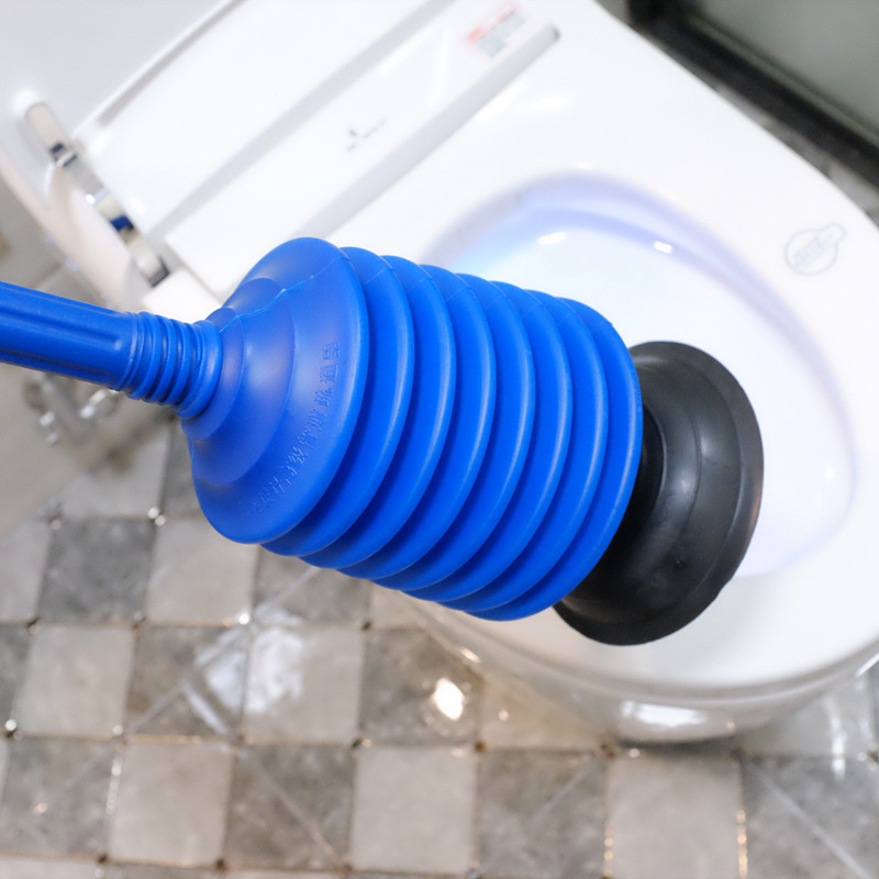 toilet plunger Toilet Dredger Artifact Household Kitchen Blocked High Pressure Toilet Suck Pumping Toilet Plunger