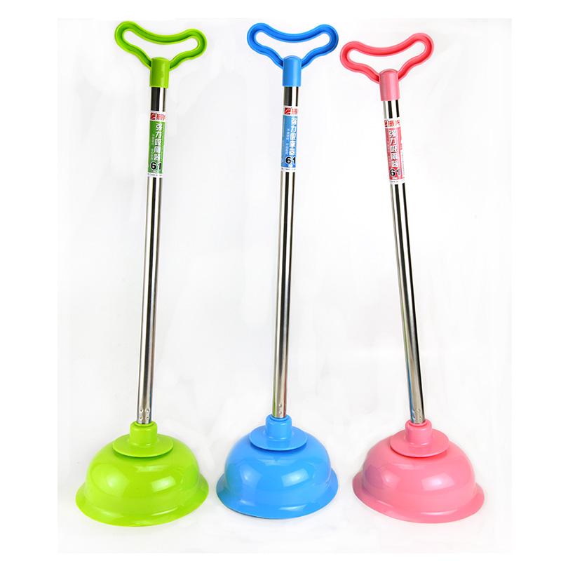 Stainless steel rod toilet plunger toilet plunger