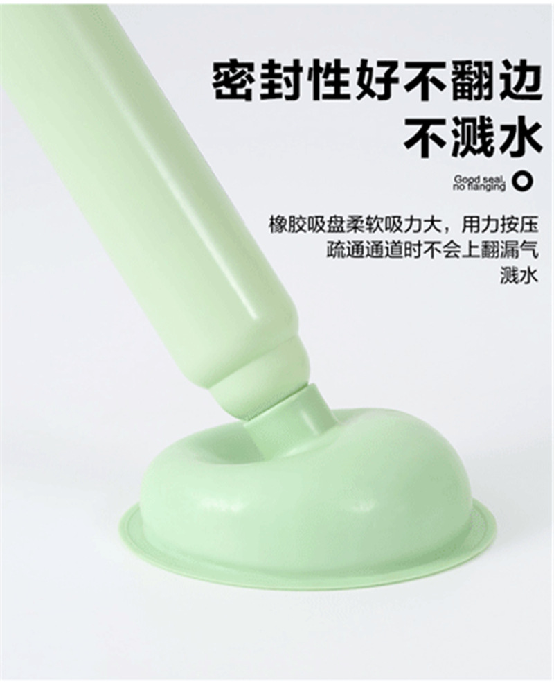New Toilet Dredger Toilet Suck Sewer Dredger Toilet Plunger Stainless Steel Tube Vacuum Suction