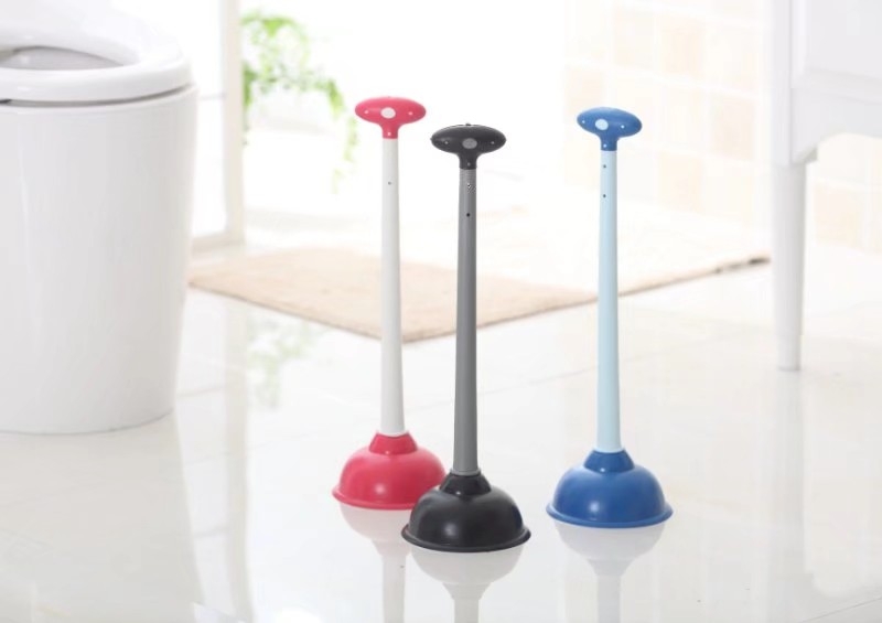 289 Toilet Pipe Drainage Facility Pass Toilet Suck Toilet Plunger Sewer Tools Water Absorption Plunger Long Handle