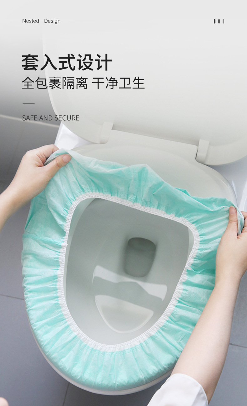 Youngtime Disposable Toilet Mat Non-Woven Fabric Set-in Cushion Paper Travel Full Coverage Toilet Seat Cover 10 Pieces Youngtime Disposable Toilet Mat Non-Woven Fabric Set-in Cushion Paper Travel Full Coverage Toilet Seat Cover 10 Pieces