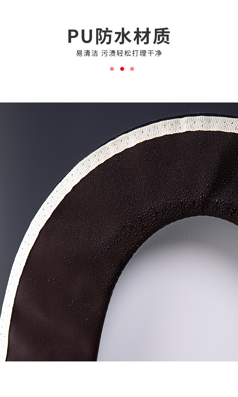 Toilet cushion  Mat Household Velcro Fastener Zipper Toilet Seat Cover Waterproof Thickened Warm Toilet Seat Cover Pad