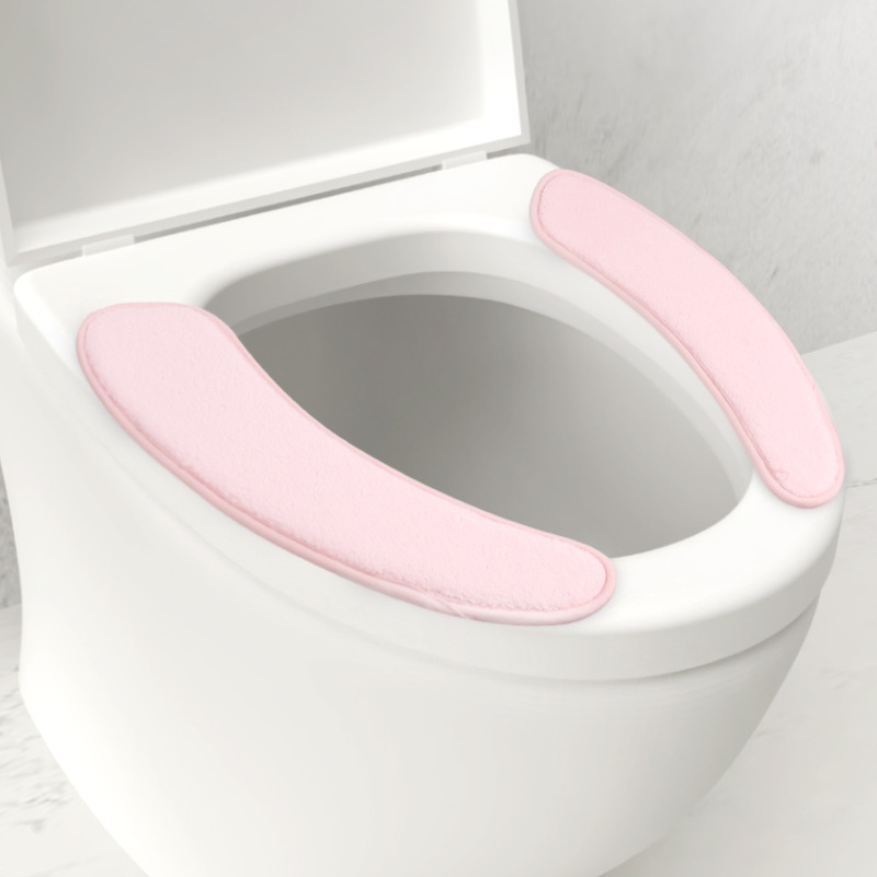Toilet cushion Cushion Four Seasons Universal Paste Toilet Mat Household Toilet Seat Happy Day Toilet Toilet Washer