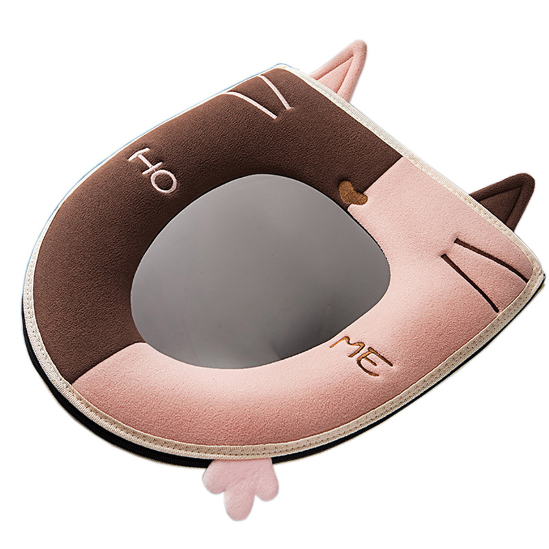 Contrast Color Cat Toilet Seat Cushion Universal Toilet Cushion Toilet Seat Cover Four Seasons Toilet cushion