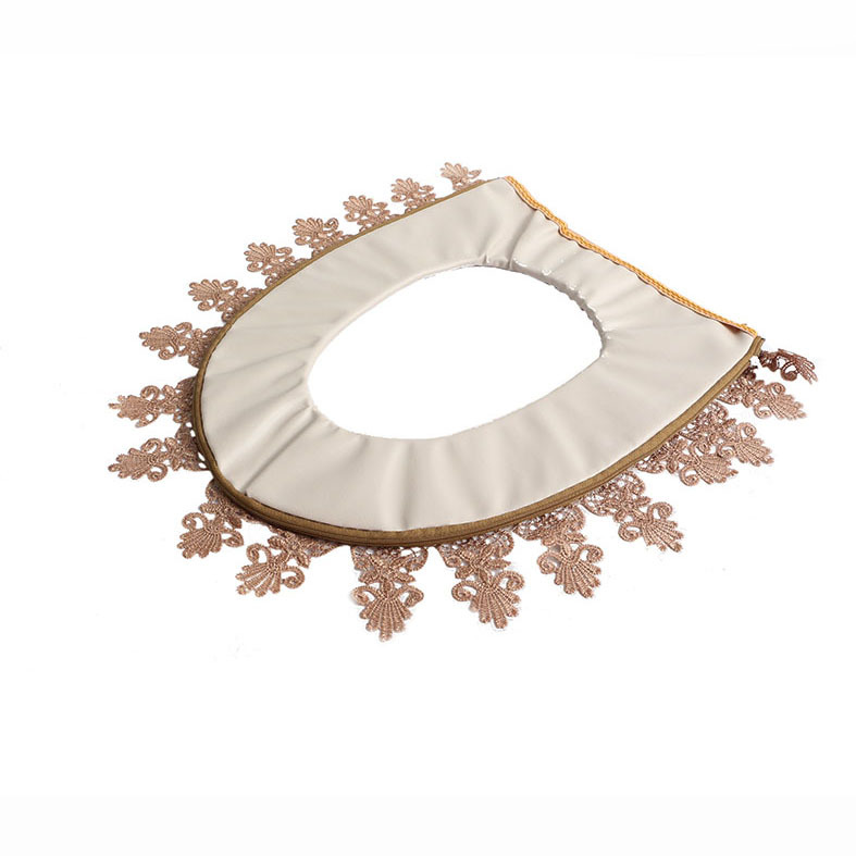 10 Yuan Store Supply Wholesale Toilet Cushion Seat Cushion Lace Zipper Cushion O-Type Toilet cushion