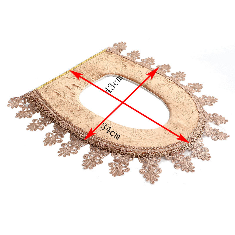 10 Yuan Store Supply Wholesale Toilet Cushion Seat Cushion Lace Zipper Cushion O-Type Toilet cushion
