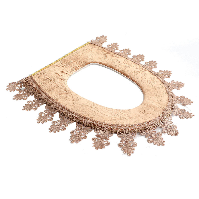 10 Yuan Store Supply Wholesale Toilet Cushion Seat Cushion Lace Zipper Cushion O-Type Toilet cushion