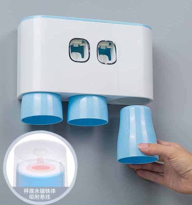 Toothbrush Rack Punch-Free Mouthwash Cup Wall-Mounted Toilet Suction Wall Mounted Tooth Glass Toothbrush Rack Punch-Free Mouthwash Cup Wall-Mounted Toilet Suction Wall Mounted Tooth Glass