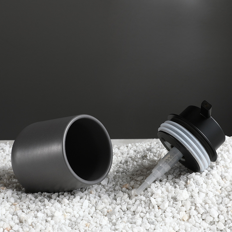 Nordic Minimalist Creative Bathroom Supplies Tooth Glass Suit Ceramic Bathroom Four-Piece Set Hotel Lotion Bottle Suite
