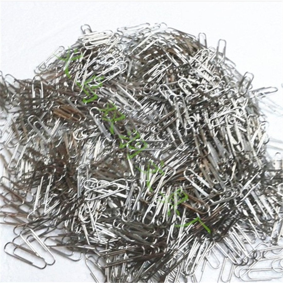 Nickel-plated paper clip cartoon paper clip 28mm paper clip cross-border for stock