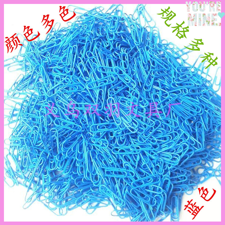 Nickel-plated paper clip cartoon paper clip 28mm paper clip cross-border for stock