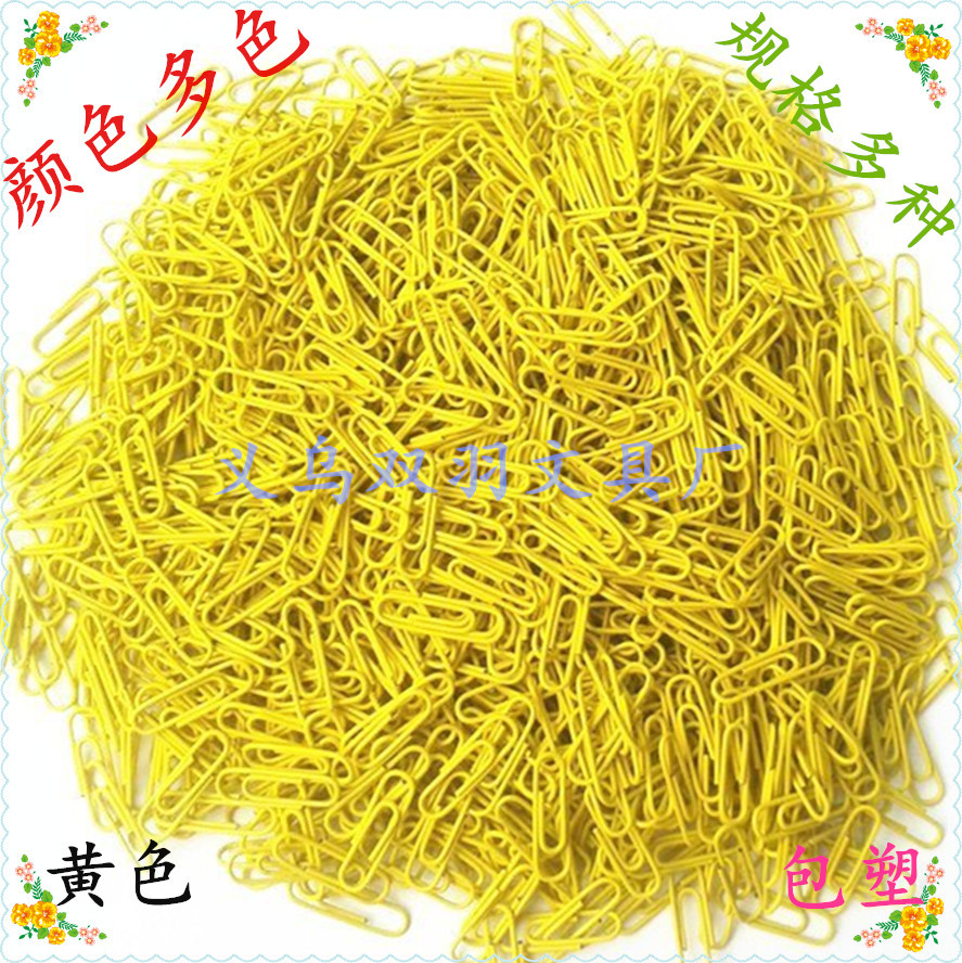 Nickel-plated paper clip cartoon paper clip 28mm paper clip cross-border for stock