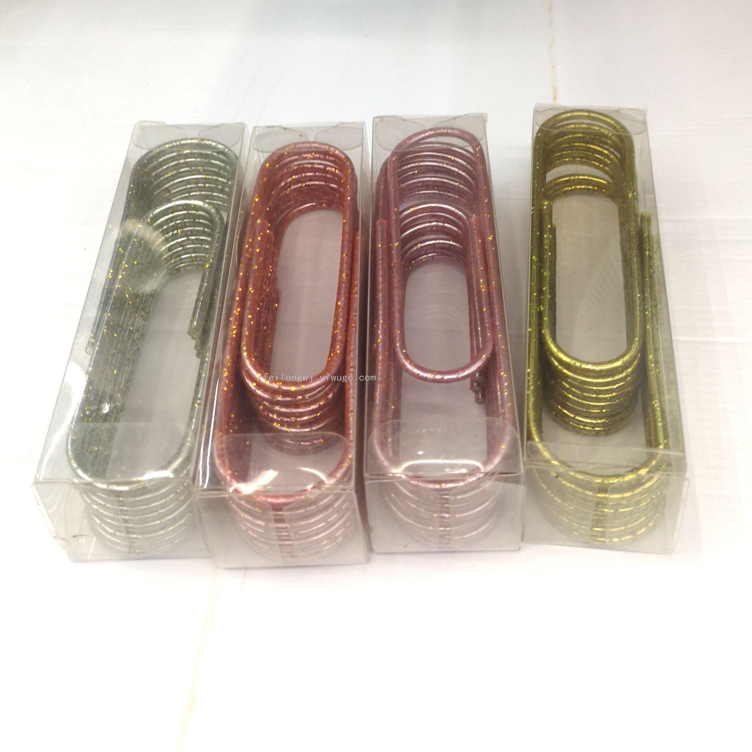 Sequin paper clip Printed paper clip bright color zebra paper clip 28MM 50MM