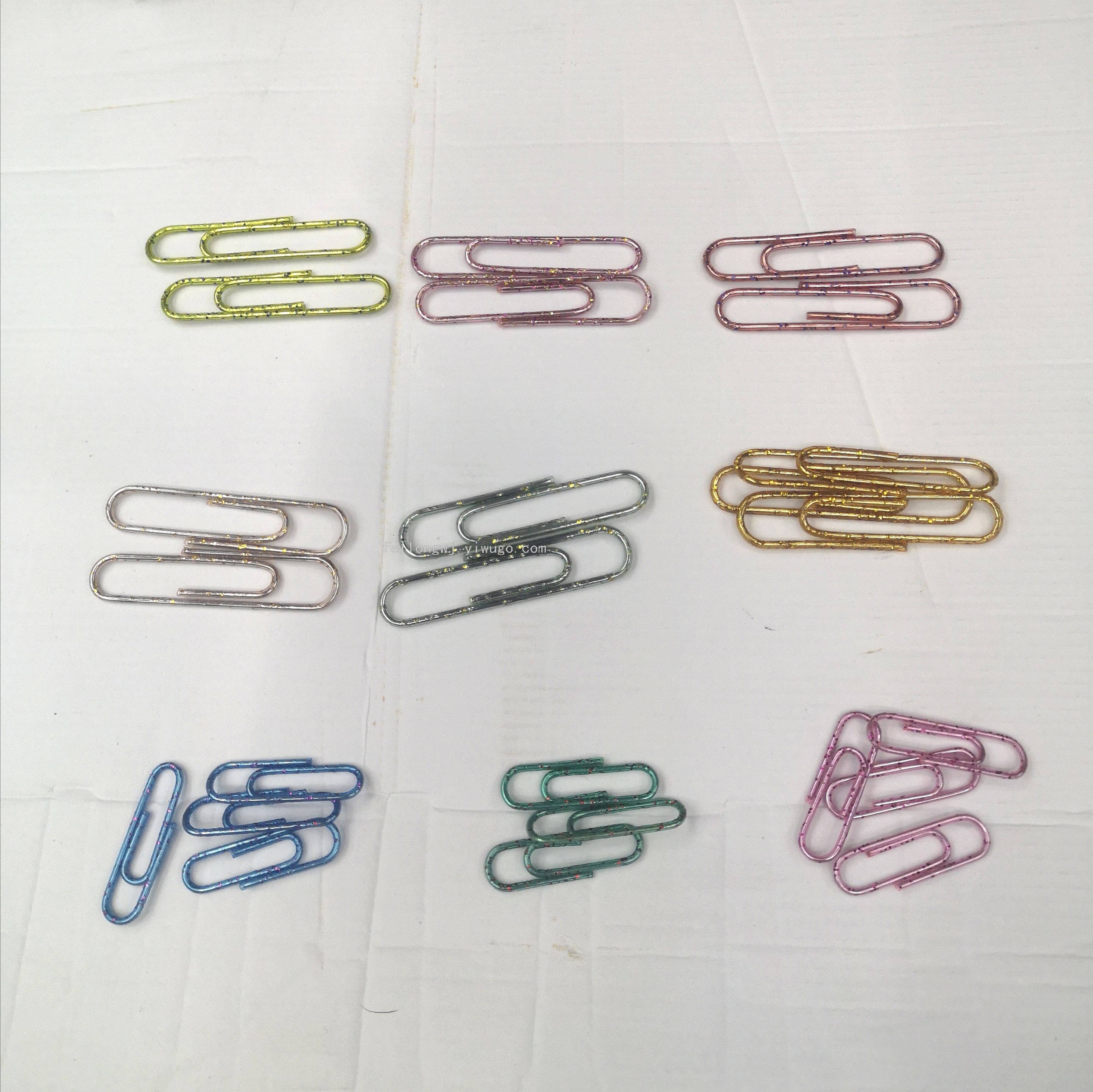Sequin paper clip Printed paper clip bright color zebra paper clip 28MM 50MM