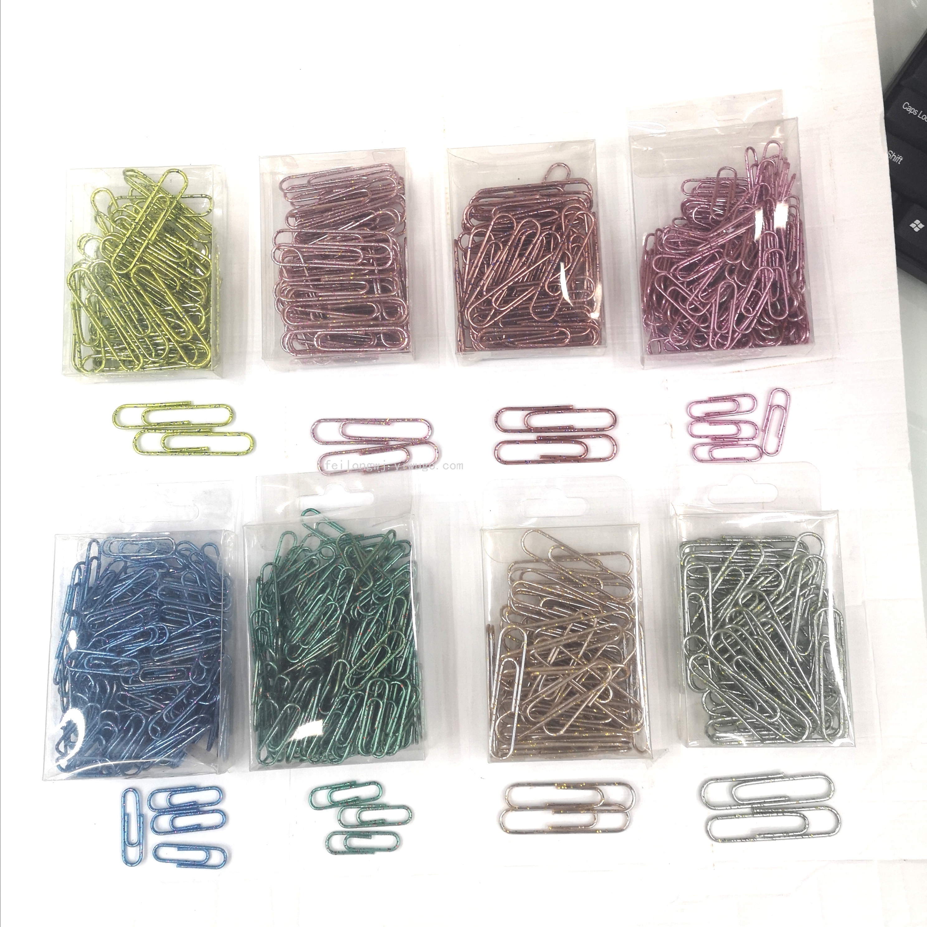 Sequin paper clip Printed paper clip bright color zebra paper clip 28MM 50MM