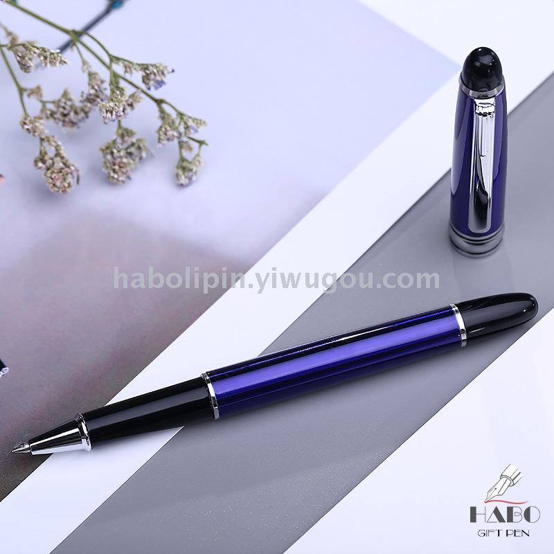 Business office sign pen metal bead pen advertisement gift promotion pen waterborne pen custom LOGO