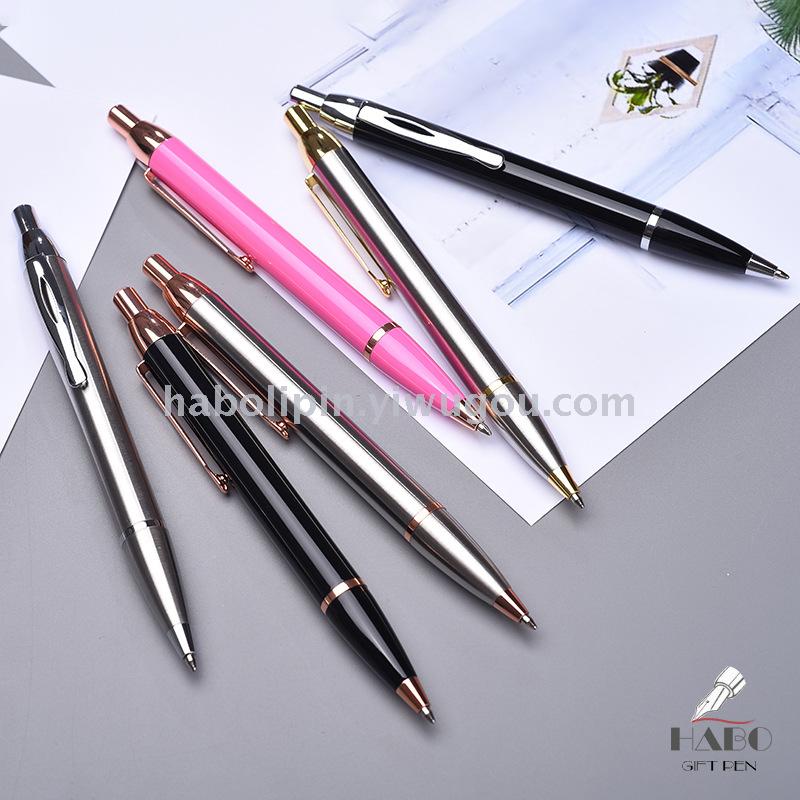 Metal Ball Point Pen Parker Ballpoint Pen Rose Red Ballpoint Pen Custom Logo Factory Wholesale