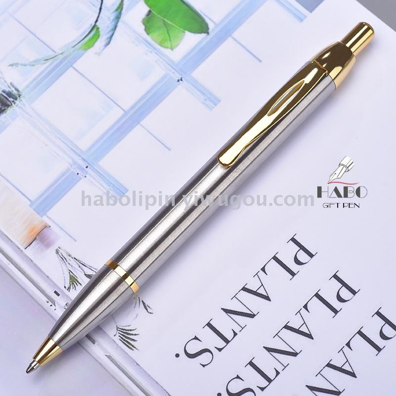 Metal Ball Point Pen Parker Ballpoint Pen Rose Red Ballpoint Pen Custom Logo Factory Wholesale